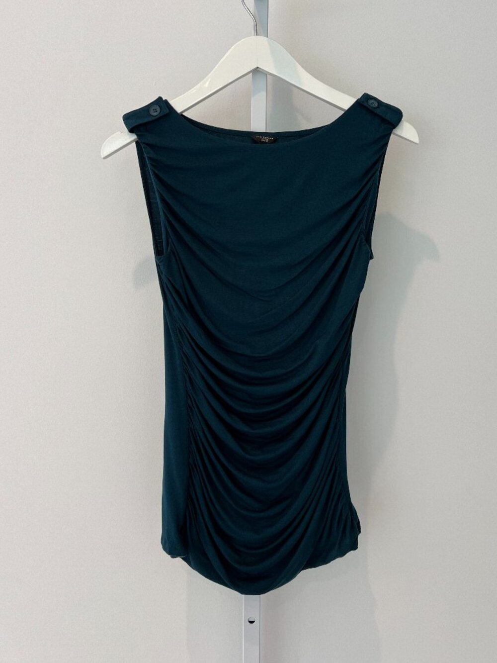 ANN TAYLOR TEAL GREEN TOP SIZE PETITE SMALL NWOTS!